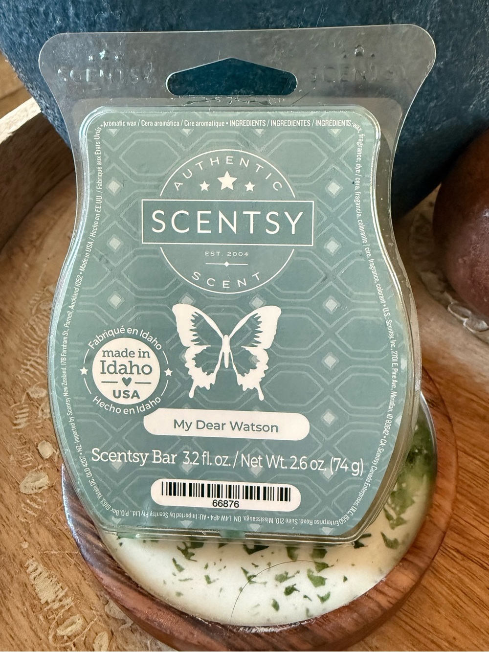 Scentsy Bar "My Dear Watson" Scent Wax Melts 2.6 Oz Discontinued Retired New